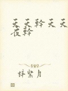天天干天天操夜夜干封面