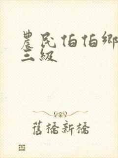 农民伯伯乡下妹三级封面