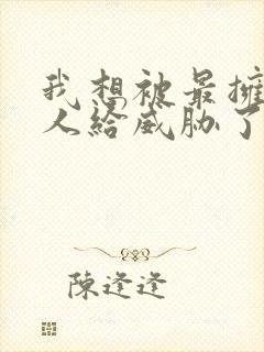 我想被最拥抱的人给威胁了封面