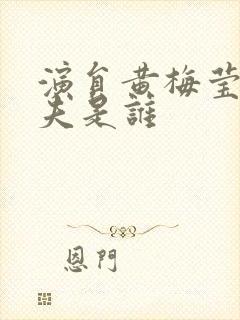 演员黄梅莹的丈夫是谁
