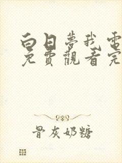 白日梦我电视剧免费观看完整版高清