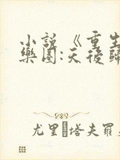 小说 《重生娱乐圈:天后归来》