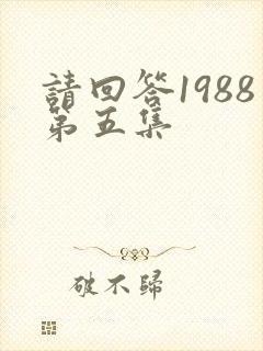请回答1988第五集