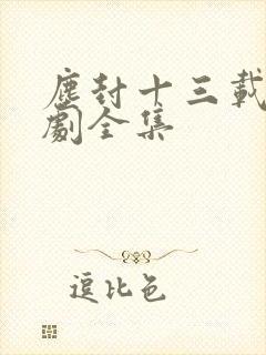 尘封十三载电视剧全集