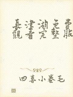 长津湖免费在线观看完整版封面