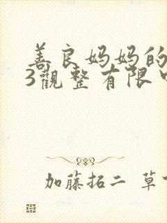 善良妈妈的朋友3观整有限中字版