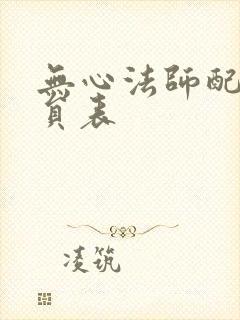 无心法师配音演员表