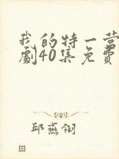 我的特一营电视剧40集免费观看