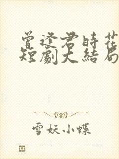 曾逢君时花照眼短剧大结局