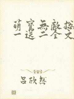 萌宝无敌总裁娶一送二全文免费阅读
