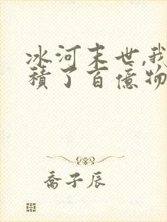 冰河末世,我囤积了百亿物封面