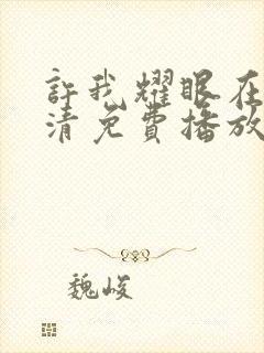 许我耀眼在线高清免费播放