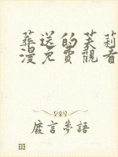 葬送的芙莉莲动漫免费观看简体字