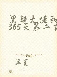 黑帮大佬和我的365天第二季在线播放封面