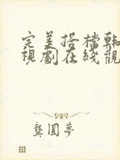 完美搭档韩剧电视剧在线观看全集高清