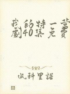 我的特一营电视剧40集免费观看