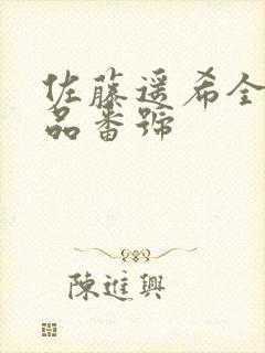 佐藤遥希全部作品番号