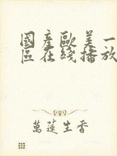 国产欧美一区二区在线播放