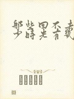 那些回不去的年少时光有几集