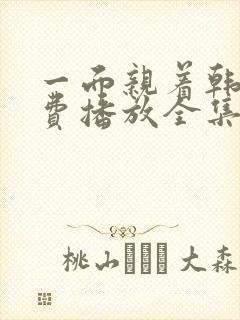 一面亲着韩剧免费播放全集高清版成封面