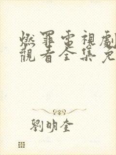 燃罪电视剧在线观看全集免费