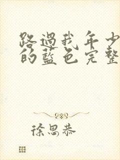 路过我年少时光的蓝色完整版免费观看封面