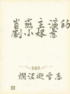 肖燕主演的电视剧小娘惹