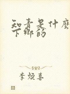 知青是什么时候下乡的