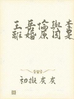 王岳伦与李湘的离婚原因是什么?