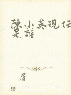 陈小英现任丈夫是谁