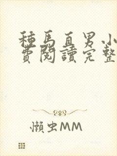 种马直男小说免费阅读完整版