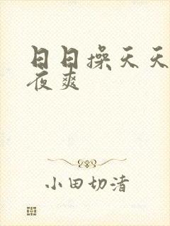 日日操天天干夜夜爽