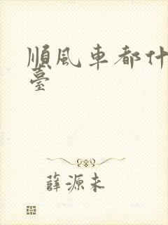 顺风车都什么平台