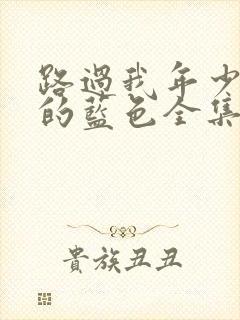 路过我年少时光的蓝色全集在哪看