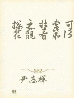 总之非常可爱樱花观看第13集