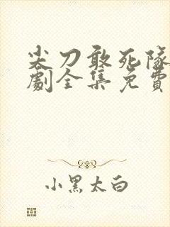 尖刀敢死队电视剧全集免费观看