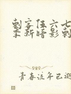 刺客伍六七第3季新暗影刺客封面