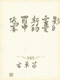 俄罗斯电影《迷雾中的爱》免费观看