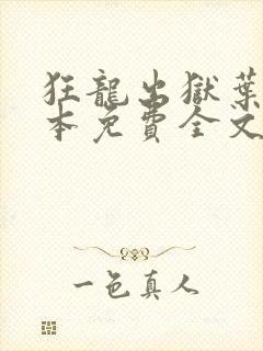 狂龙出狱叶风整本免费全文阅读
