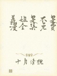义姐是不是良动漫全集免费观看封面