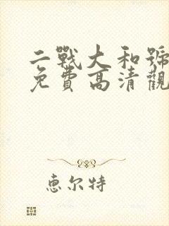 二战大和号电影免费高清观看