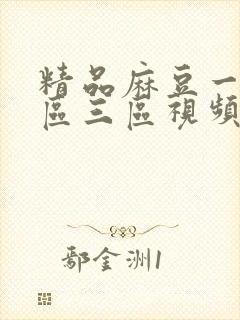 精品麻豆一区二区三区视频