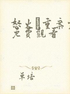 怒火·重案完整免费观看