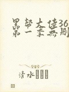 黑帮大佬365第一季无删减