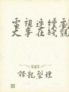 电视连续剧小城大事在线观看24集