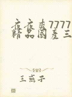 夜夜爽7777精品国产三