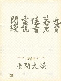 闪电侠第九季在线观看免费高清