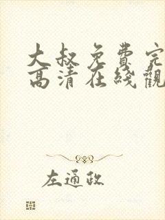 大叔免费完整版高清在线观看