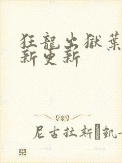 狂龙出狱叶风最新更新