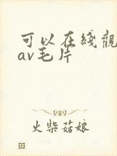 可以在线观看的av毛片
